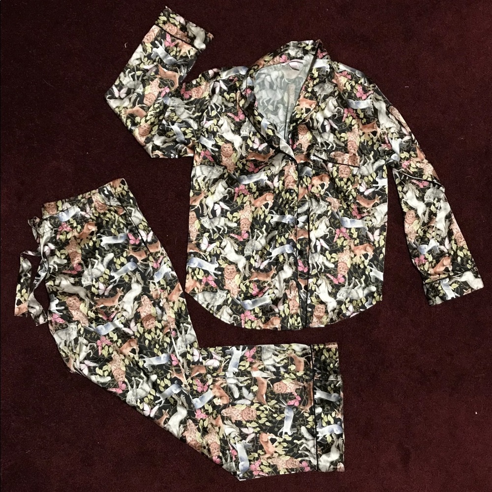 Victoria’s Secret satin pajamas